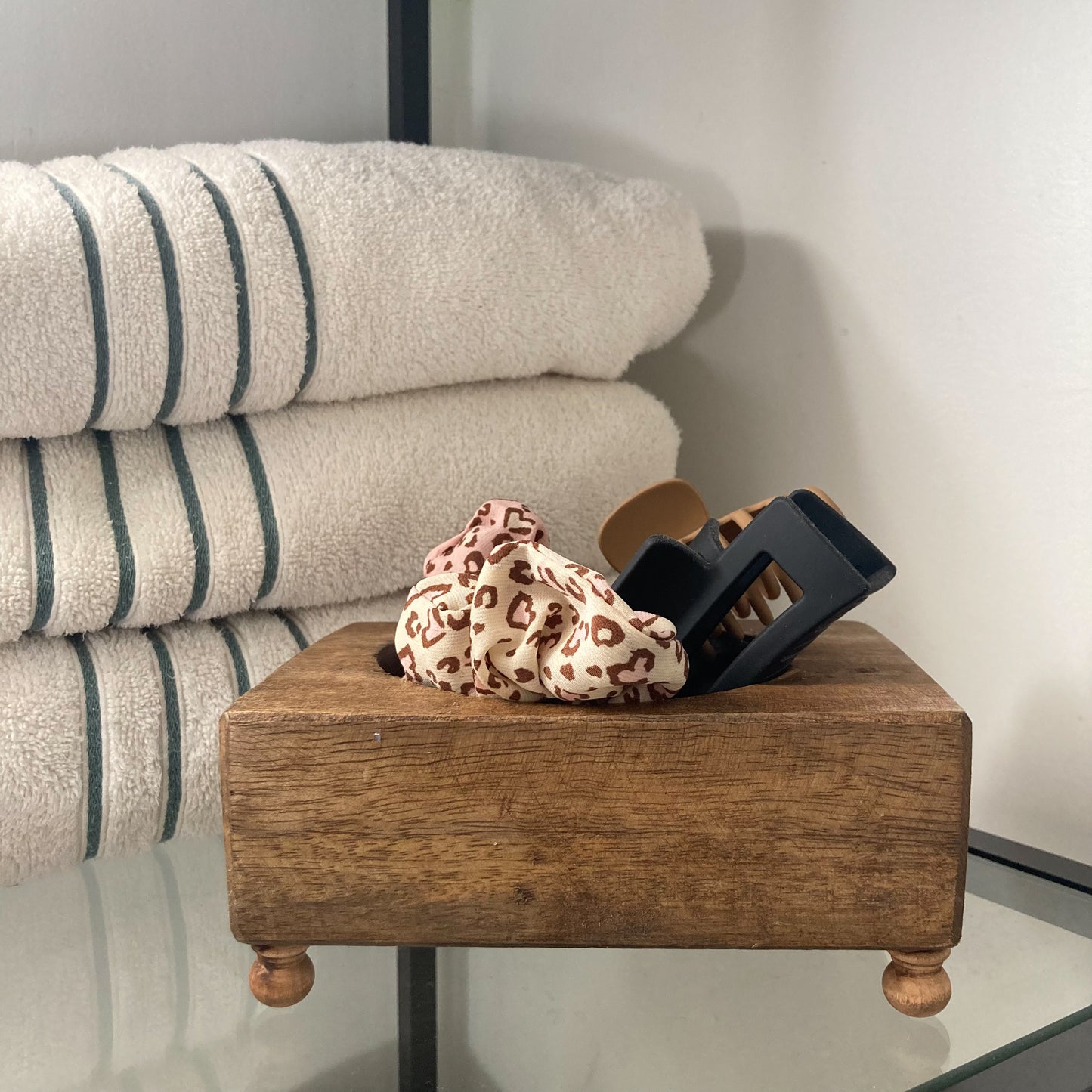 Rustic Wood Farmhouse Riser