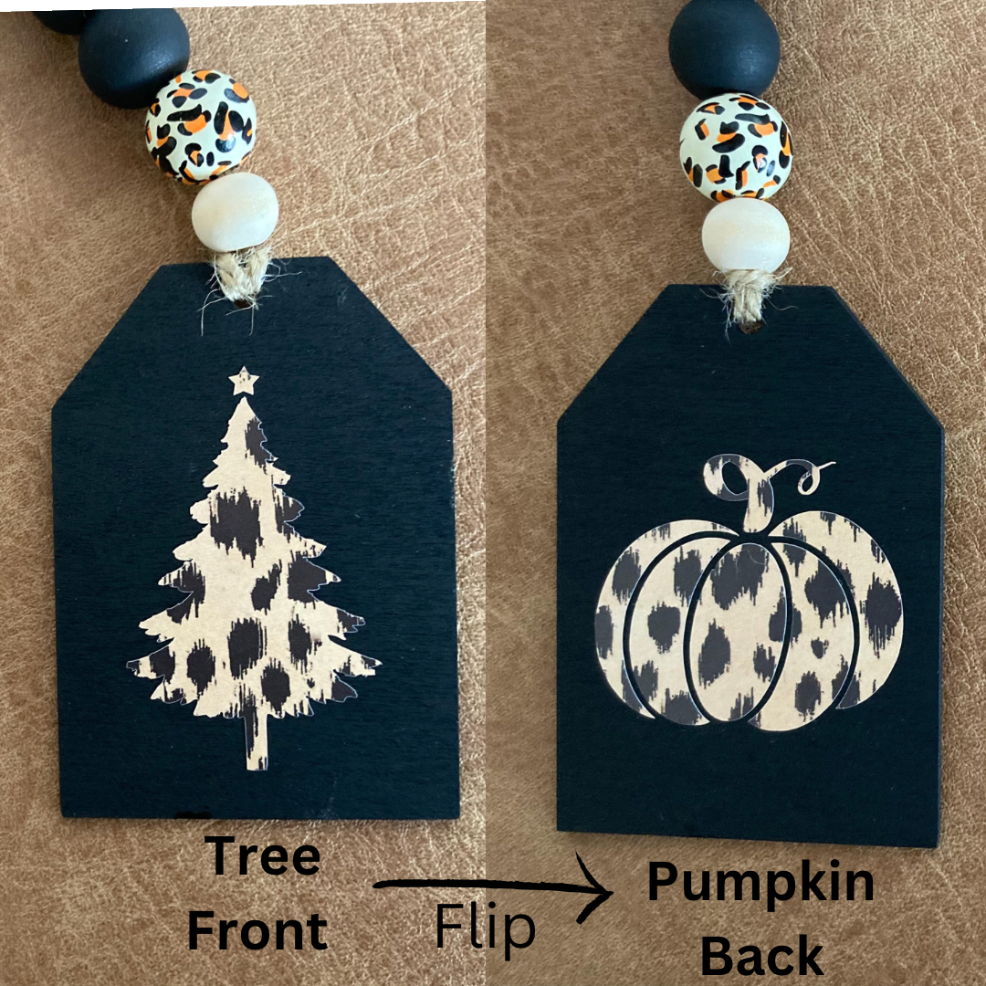 Double Sided Leopard Garland