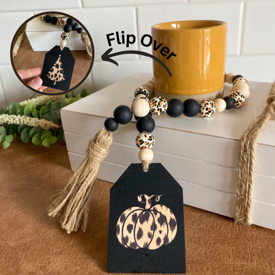 Double Sided Leopard Garland