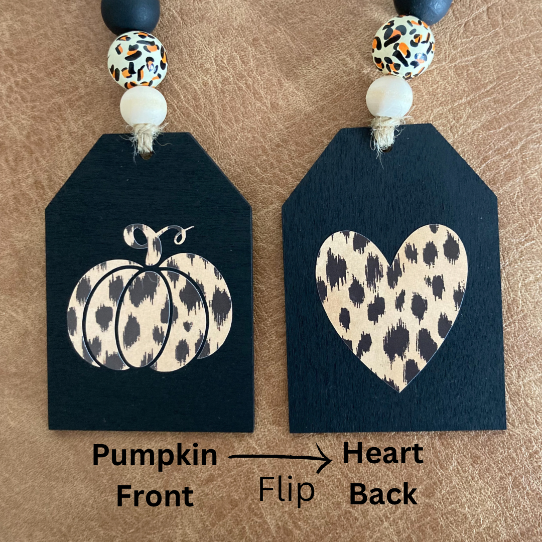 Double Sided Leopard Garland
