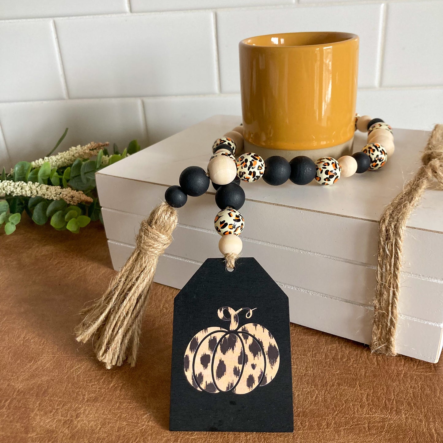 Double Sided Leopard Garland